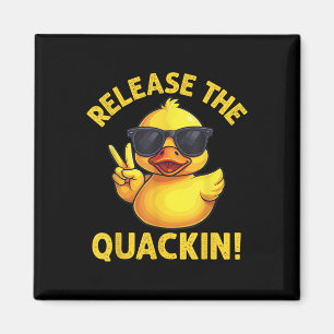 Imã Pato de Borracha Divertido Solta O Quack!