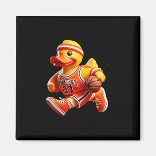 Imã Pato de Borracha Sketll Jogador Ducky Duckie Homen