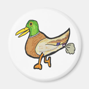 Imã Pato de Fartura Engraçado