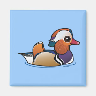 Imã Pato de mandarino de Birdorable