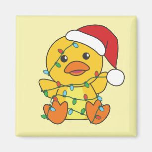 Imã Pato de Natal Pato Pato de Natal Animais Feriados