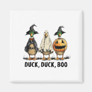 Imã Pato Engraçado Pato Boo Halloween Pato