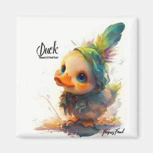 Imã Pato Leve Sobre e Descubra o Magnet