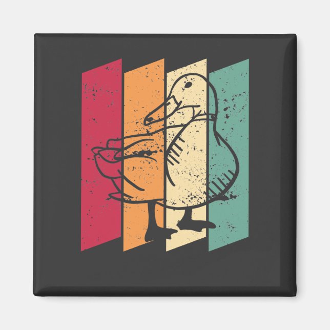 Imã Pato Retro (Frente)