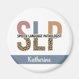 Imã Patologista Leopard de Discurso SLP Personalizado