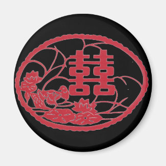 Imã Patos Árvores de Dupla Felicidade