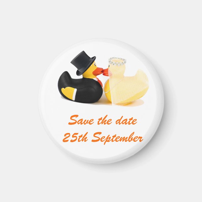 Imã Patos de casamento 2 ... ímã (Frente)