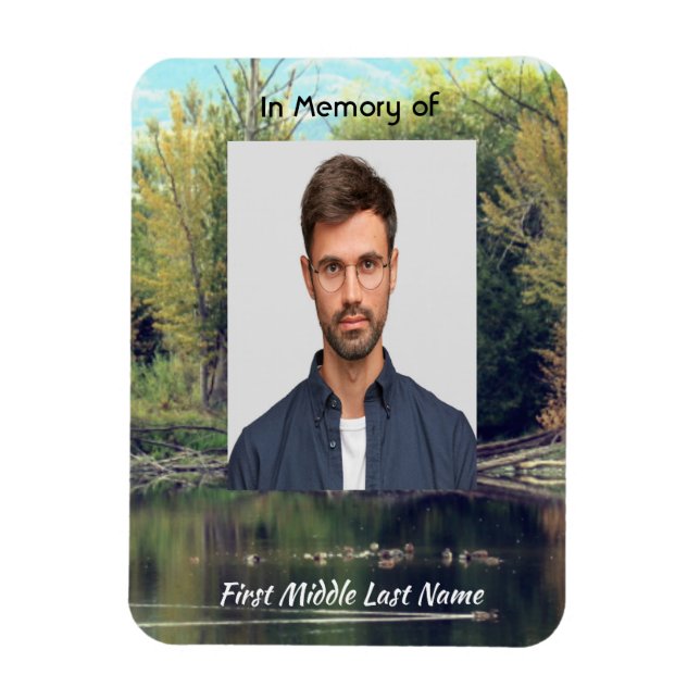 Ímã Patos do Parque do Lago de Pond, Memorial Keepsasa (Vertical)