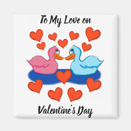 Imã Patos no Amor Magnet