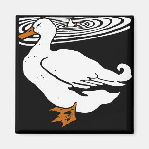Imã Patos Vitorianos De Animais Da Exploração De Mad