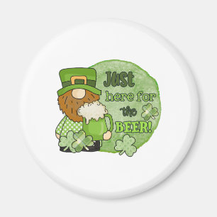 Imã Patrick Green Gnomo Apenas Aqui Para A Cerveja