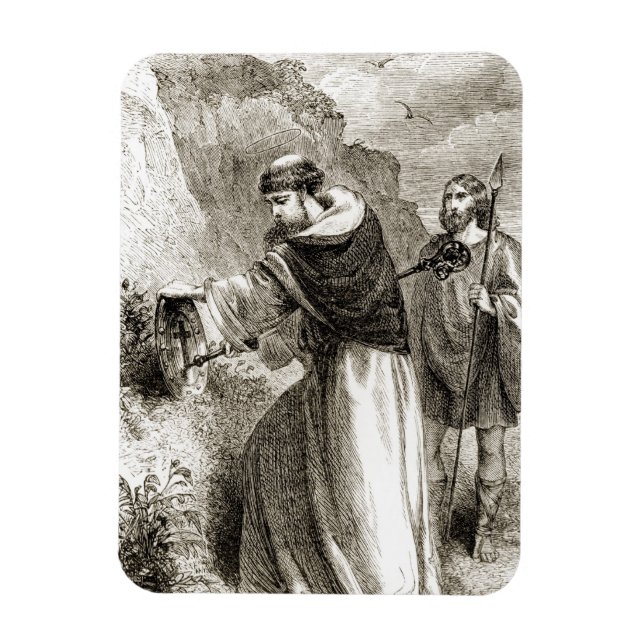 Ímã Patrick marcando o escudo do Connal com a Cruz (Vertical)