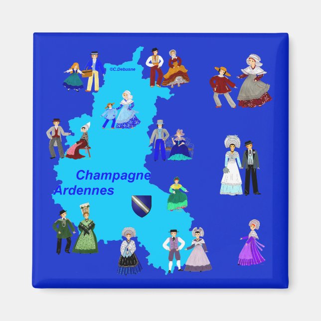 Imã Patrimoine de Champagne-Ardenne, França (Frente)