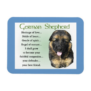 Ímã Patrimônio German shepherd do Amor