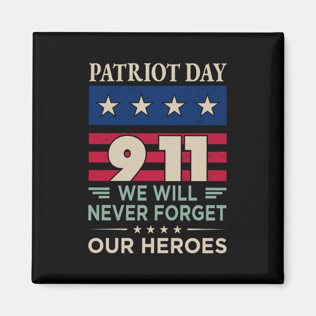 Imã Patriota vetorial dia 9 11 nunca esqueceremos noss (Frente)
