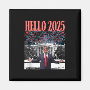 Imã Patriotic Trump Hello, 2025, republicano do ano no