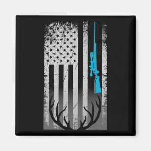 Imã Patriótica American Flag Engraçado Caça Amor De