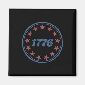 Imã Patriótico 1776 América Retrô 4 de Julho Independe