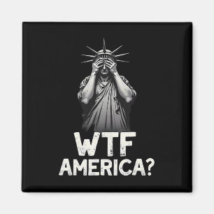 Imã Patriótico 4 De Julho Estátua Da Liberdade Wtf Ame