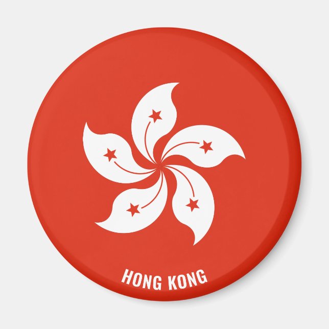 Imã Patriótico da Câmara do Sinalizador de Hong Kong (Frente)