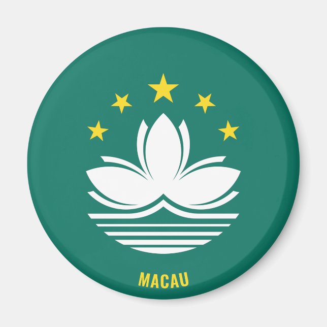 Imã Patriótico da encantação da bandeira de Macau (Frente)