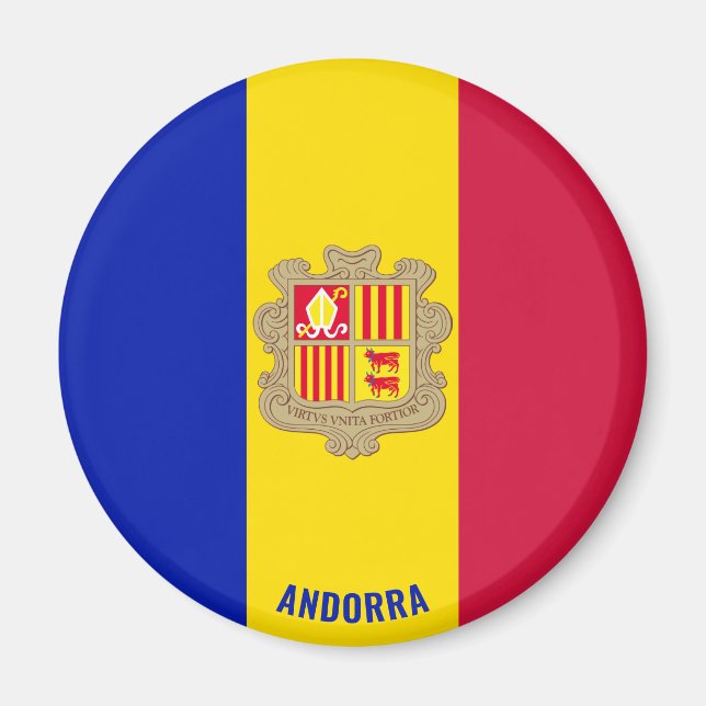 Imã Patriótico de charmoso de Andorra (Frente)