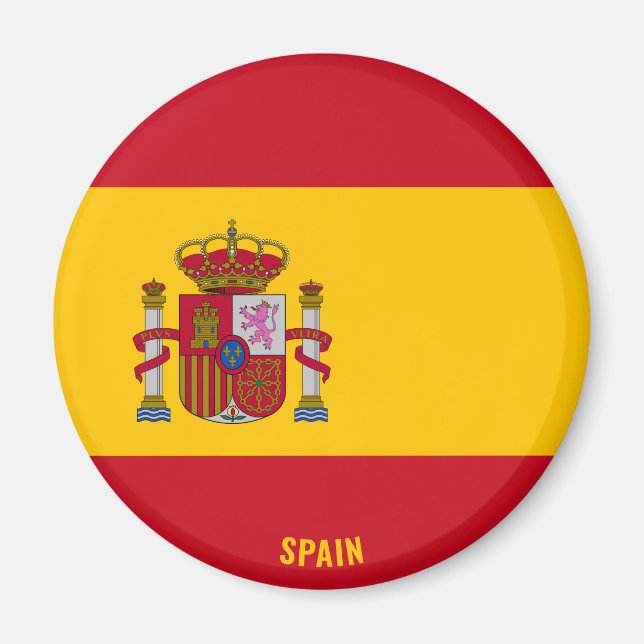 Imã Patriótico de Sinalizador de espanha (Frente)