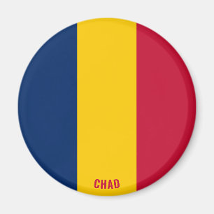 Imã Patriótico do Chad Flag Charming