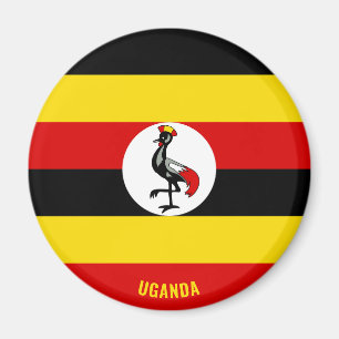 Imã Patriótico Encantador de Bandeiras do Uganda