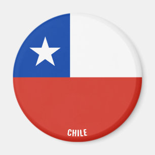 Imã Patriótico Encantador de Sinalizador do Chile