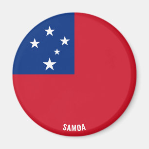 Imã Patriótico Encantador de Sinalizador Samoa