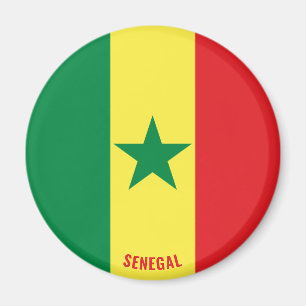 Imã Patriótico Encantador de Sinalizador Senegal