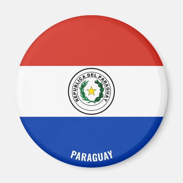 Imã Patriótico Encantador do Paraguai (Frente)