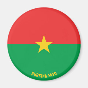 Imã Patriótico encantador do pavilhão Burkina Faso