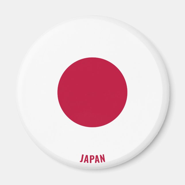 Imã Patriótico encantador do Sinalizador do Japão (Frente)