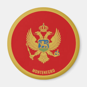 Imã Patriótico encantador do Sinalizador do Montenegr