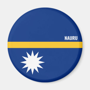 Imã Patriótico encantador do Sinalizador Nauru
