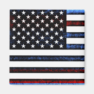 Imã Patriotismo Americano de Bandeira Americano