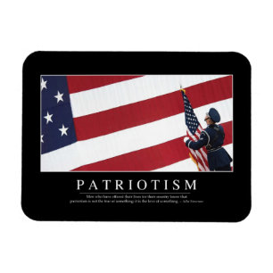 Ímã Patriotismo: Citações inspiradas