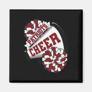 Imã Patriots Cheer Ck Para Escola Espírito de Torcida