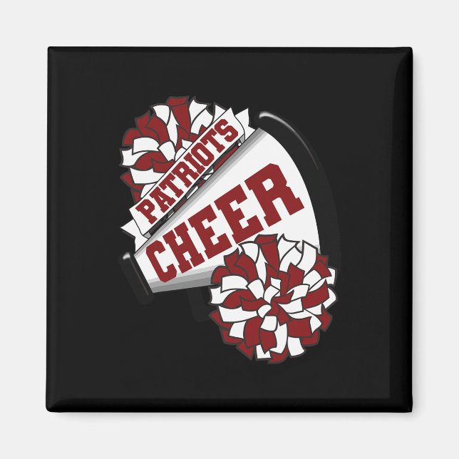 Imã Patriots Cheer Ck Para Escola Espírito de Torcida  (Frente)