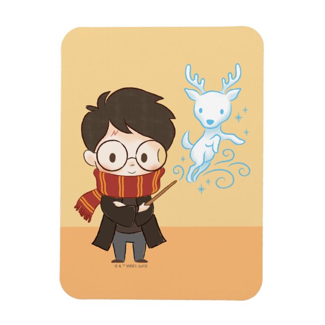 Ímã Patronus Chibi HARRY POTTER™ (Vertical)