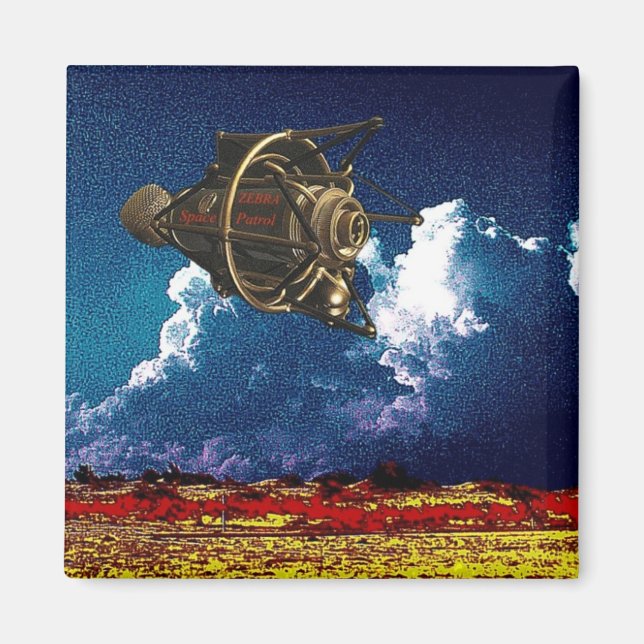 Imã Patrulha Espacial Zebra (Frente)