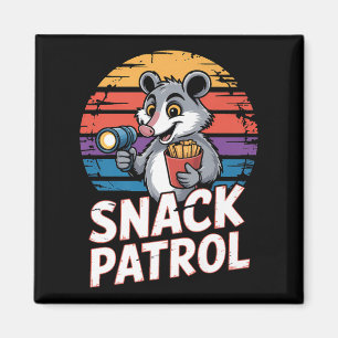 Imã Patrulha Possum Snacks Com Lâmpada De Lâmpada E Ch