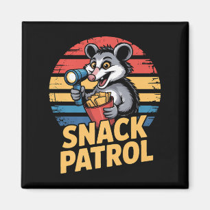 Imã Patrulha Possum Snacks Com Lâmpada De Lâmpada E Ch