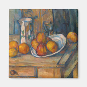 Imã Paul Cezanne - A Vida Estática com Jug de Leite e
