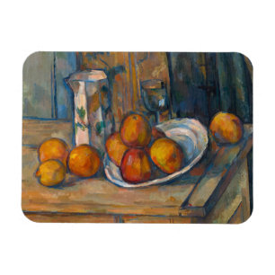 Ímã Paul Cezanne - A Vida Estática com Jug de Leite e 