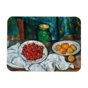 Ímã Paul Cezanne - Ainda vive com cerejas e caçadores