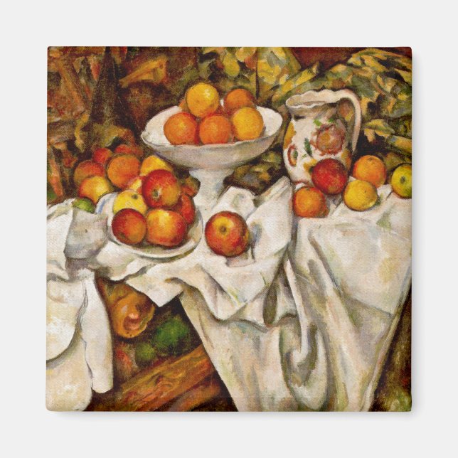 Imã Paul Cezanne Apple Orangismo Impressionismo (Frente)