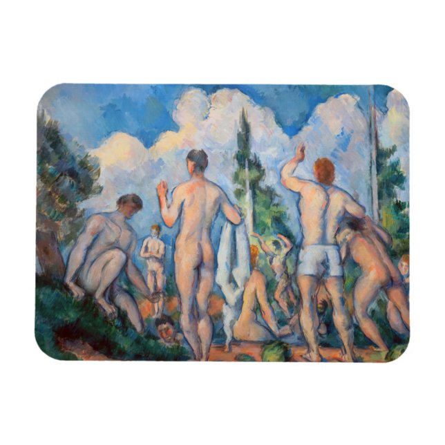 Ímã Paul Cezanne - Banhistas (Horizontal)